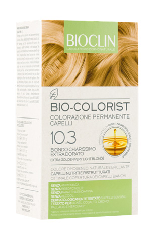 BIOCLIN BIO COLORIST 10,3 BIONDO CHIARISSIMO EXTRA DORATO - Farmamood