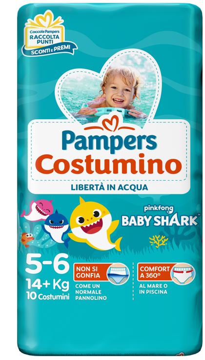 PAMPERS COSTUMINO CP 10 TG 5+ TG 5+ 10 PEZZI - Farmamood