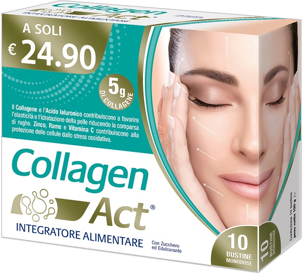 COLLAGEN ACT 10 BUSTINE MONODOSE - Farmamood