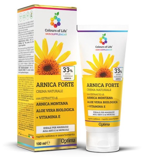 COLOURS OF LIFE SKIN SUPPLEMENT ARNICA FORTE 33% CREMA 100 ML - Farmamood