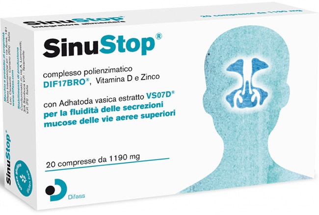 SINUSTOP 20 COMPRESSE DA 1190 MG - Farmamood