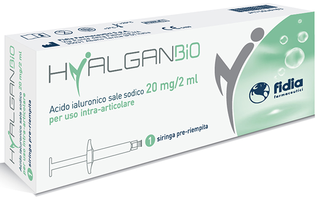 SIRINGA HYALGANBIO INTRA-ARTICOLARE 20MG 2 ML - Farmamood