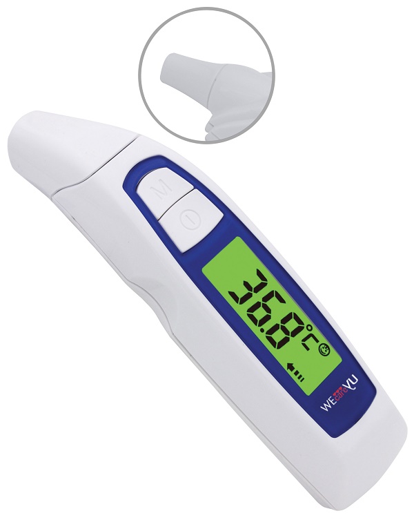 TERMOMETRO FRONTE ORECCHIO OGGETTI WECAREYU FEVER MULTIUSE 1 PEZZO - Farmamood