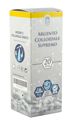 ARGENTO COLLOIDALE SUPREMO 20PPM CERTIFICATO SPRAY CON CONTAGOCCE + EROGATORE NASO + EROGATORE GOLA + EROGATORE PELLE - Farmamood