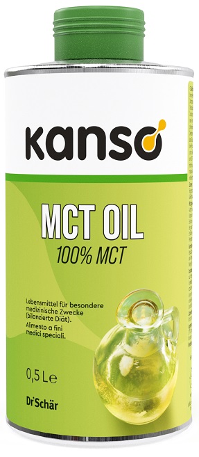 KANSO MCT OIL 100% OLIO DI ACIDI GRASSI 500 ML - Farmamood