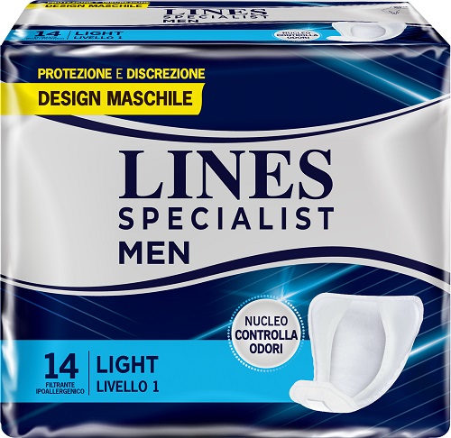 PANNOLONI LINES SPECIALIST MEN LIVELLO 1 14 PEZZI - Farmamood