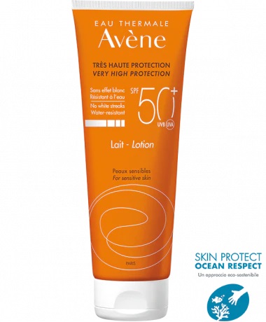 EAU THERMALE AVENE SOLARE LATTE SPF50+ 250 ML NUOVA FORMULA - Farmamood