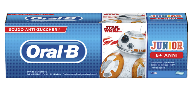 ORALB KIDS STAR WARS DENTIFRICIO 6+ 75 ML - Farmamood