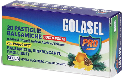 GOLASEL PRO 20 PASTIGLIE BALSAMICHE FORTI - Farmamood