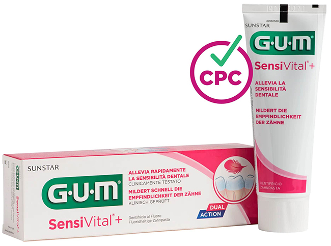 GUM SENSIVITAL + DENTIFRICIO 75 ML - Farmamood