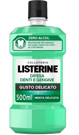 LISTERINE DENTI & GENGIVE DELICATO 500 ML - Farmamood