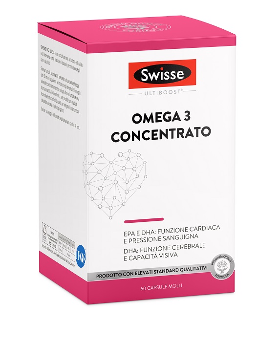 SWISSE OMEGA 3 CONCENTRATO 60 CAPSULE - Farmamood
