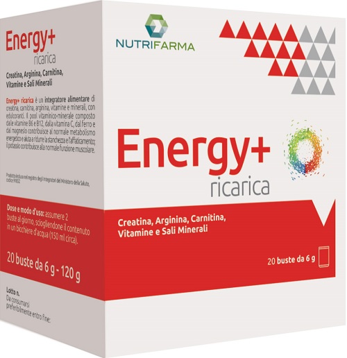 ENERGY+ RICARICA 20 BUSTINE - Farmamood