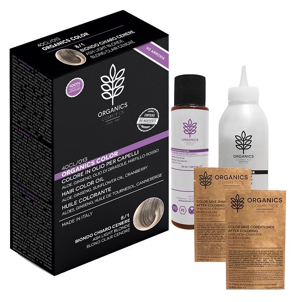 ORGANICS PHARM ORGANICS COLOR 8/1 BIONDO CHIARO CENERE - Farmamood