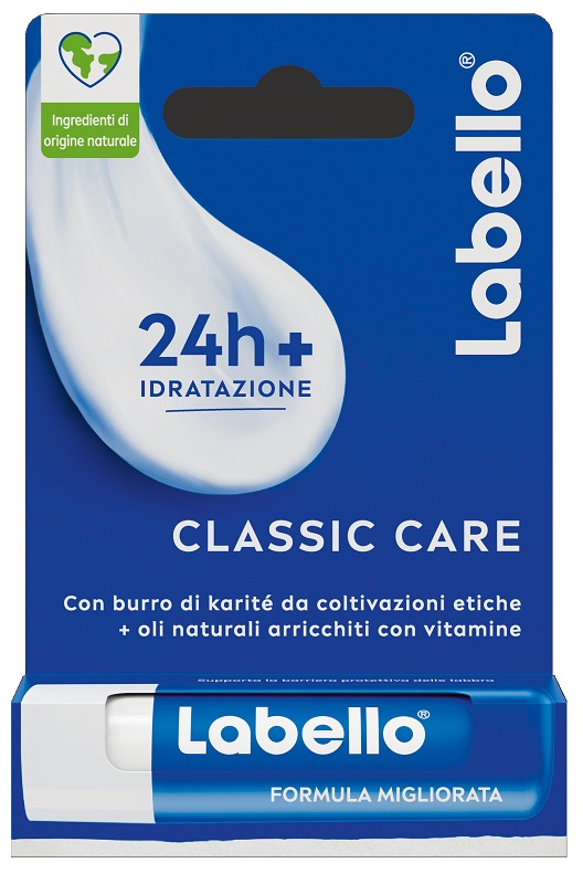 LABELLO CLASSIC CARE STICK 24H IDRATAZIONE FONDENTE SULLE LABBRA 5,5 ML - Farmamood