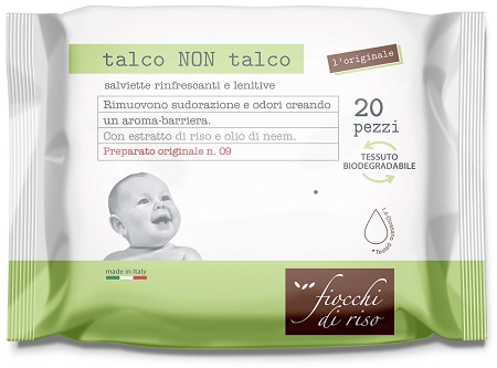 FIOCCHI DI RISO SALVIETTE TALCO NON TALCO - Farmamood
