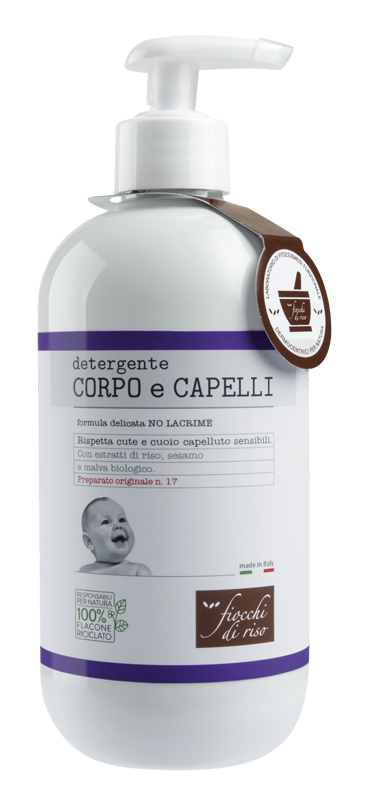 FIOCCHI DI RISO DETERGENTE CAPELLI E CORPO 400 ML - Farmamood