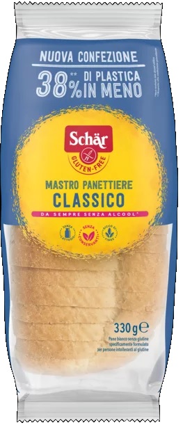 SCHAR CLASSICO DEL MASTRO PANETTIERE PANE BIANCO SENZA LATTOSIO 330 G - Farmamood