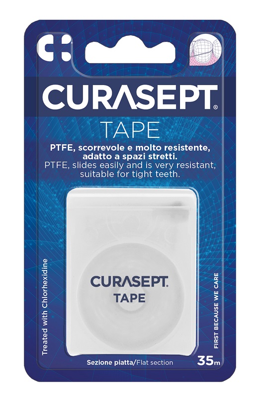 CURASEPT FLOSS PTFE TAPE CLOREXIDINA - Farmamood
