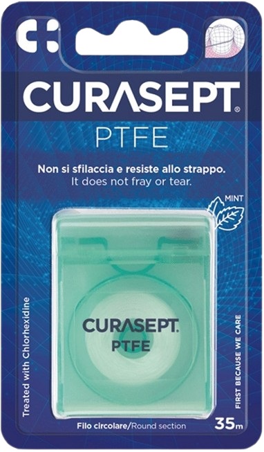 CURASEPT FLOSS PTFE TAPE CLOREXIDINA - Farmamood
