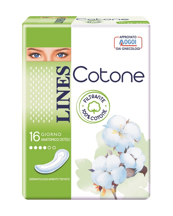 LINES COTONE NON ULTRA ANATOMICI DISTESI 16 PEZZI - Farmamood
