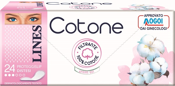 LINES COTONE PROTEGGISLIP DISTESI 24 PEZZI - Farmamood