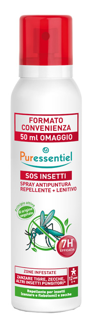PURESSENTIEL SPRAY ANTIPUNTURA SOS INSETTI PMC 200 ML - Farmamood