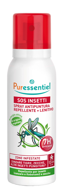 PURESSENTIEL SPRAY ANTIPUNTURA SOS INSETTI PMC 75 ML - Farmamood