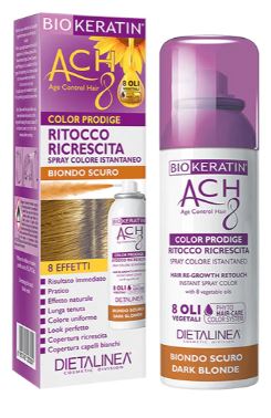 BIOKERATIN ACH8 COLOR PRODIGE RITOCCO RICRESCITA BIONDO SCURO 75 ML DIETALINEA - Farmamood