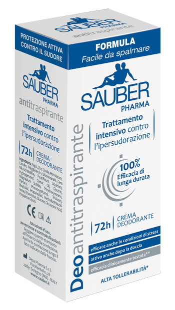SAUBER DEOANTITRASPIRANTE 72H CREMA 30 ML - Farmamood