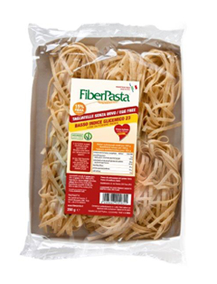 FIBERPASTA TAGLIATELLE SENZA UOVO BASSO CONTENUTO GLICEMICO  250 G - Farmamood