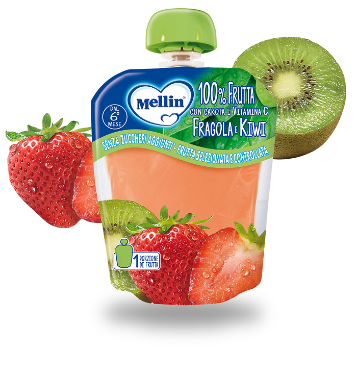 MELLIN POUCH FRAGOLA KIWI 90 G - Farmamood