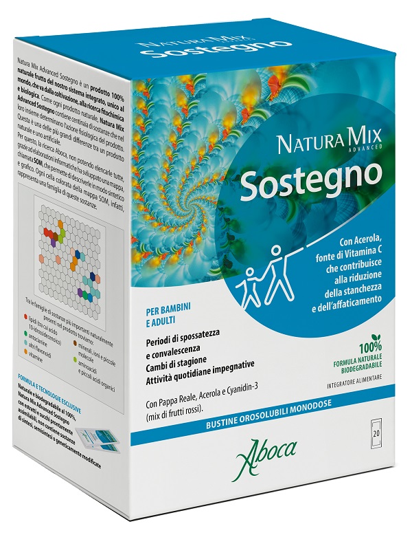 NATURA MIX ADVANCED SOSTEGNO OROSOLUBILE 20 BUSTINE - Farmamood