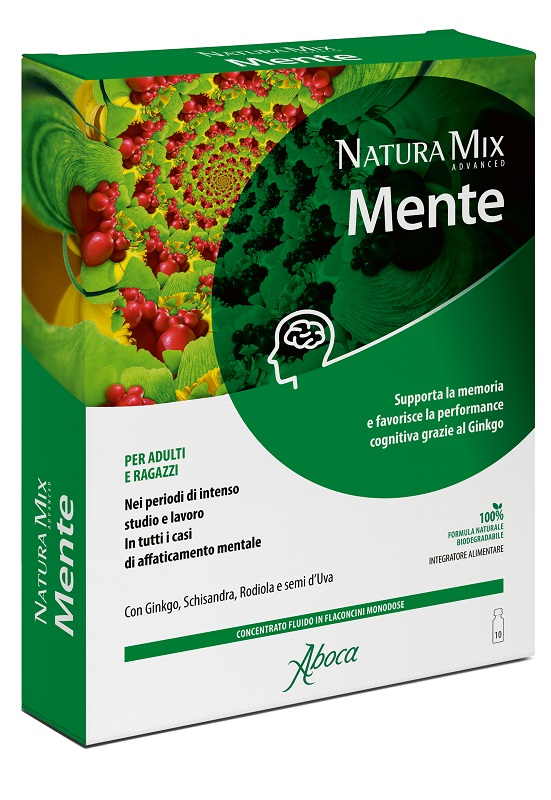 NATURA MIX ADVANCED MENTE 10 FLACONCINI - Farmamood