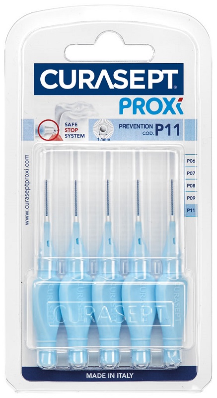 CURASEPT PROXI P11 AZZURRO/LIGHT BLUE 5 PEZZI - Farmamood