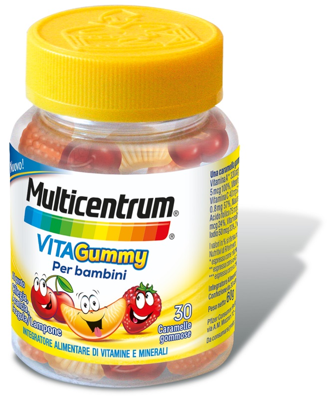 MULTICENTRUM VITAGUMMY 30 CARAMELLE GOMMOSE - Farmamood