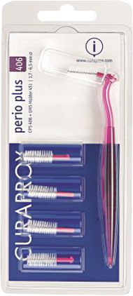 CURAPROX CPS PERIO CPS 406 CON 5 SCOVOLINI + SUPPORTO - Farmamood