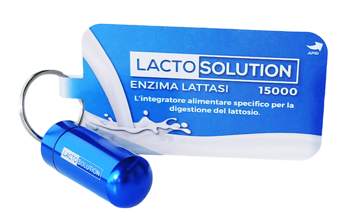 LACTOSOLUTION 15000 15 COMPRESSE CON PORTAPILLOLE - Farmamood