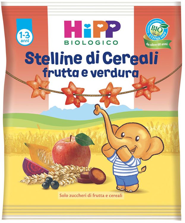 HIPP BIO STELLINE FRUTTA VERDURA 30 G - Farmamood