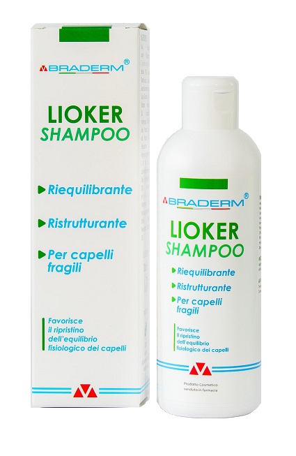 LIOKER SHAMPOO 200 ML BRADERM - Farmamood