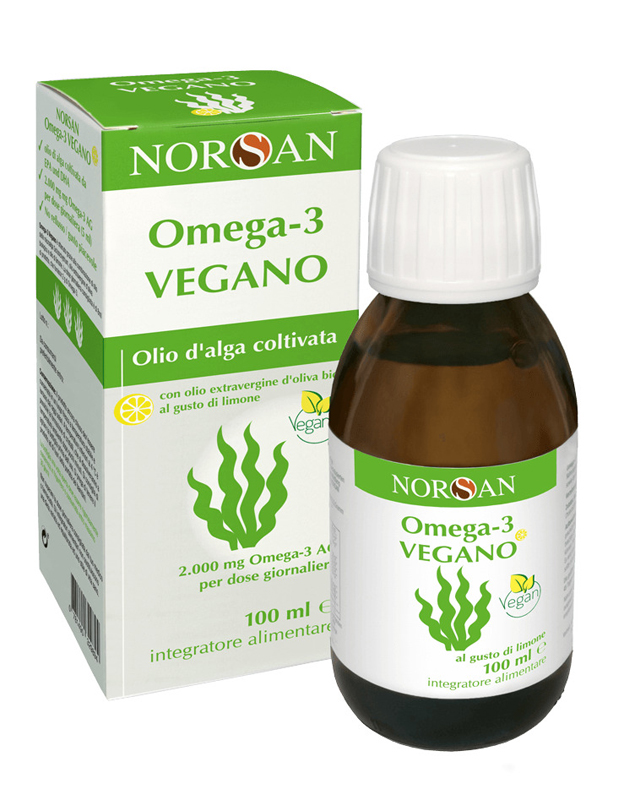 NORSAN OMEGA 3 VEGANO 100 ML AL GUSTO DI LIMONE - Farmamood