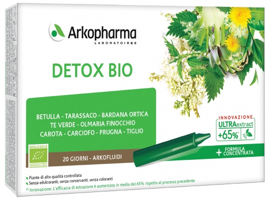 ARKOFLUIDI ULTRA SUONI DETOX BIO 20 FIALE - Farmamood