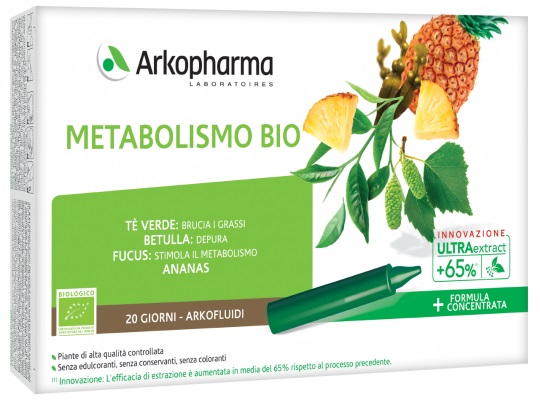 ARKOFLUIDI ULTRA SUONI METABOLISMO BIO 20 FIALE - Farmamood