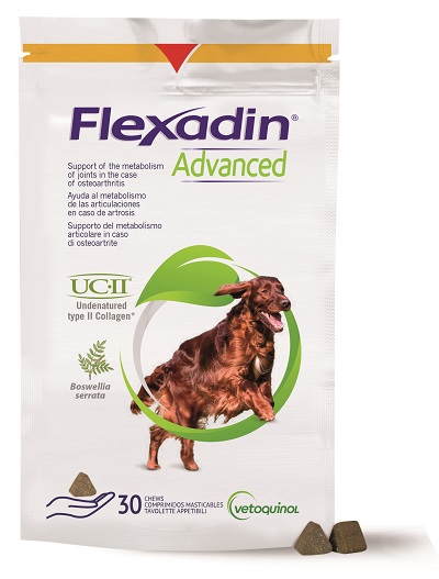 FLEXADIN ADVANCED CANE TUTTE LE TAGLIE 30 TAVOLETTE APPETIBILI - Farmamood