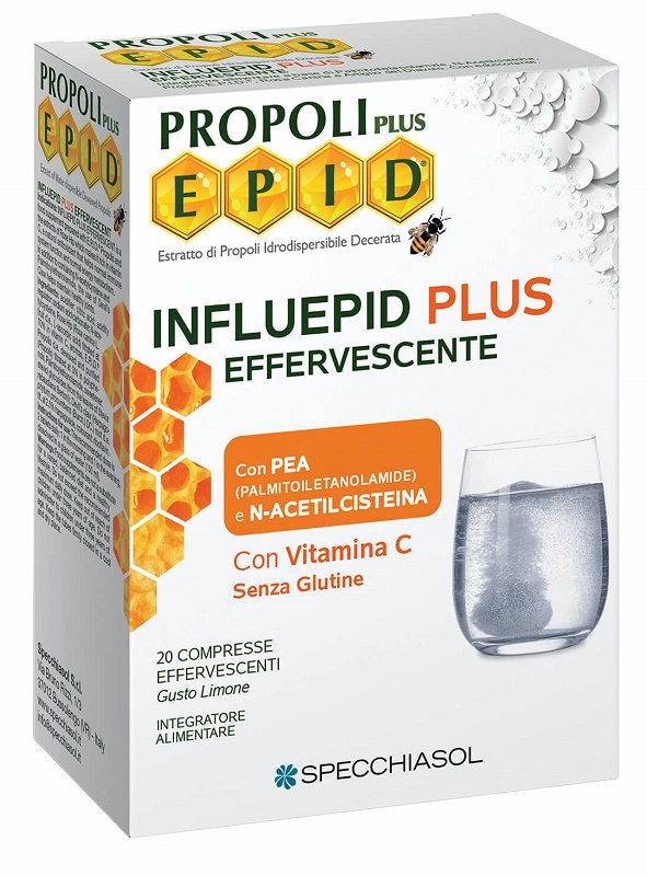 INFLUEPID PLUS EFFERVESCENTE PEA 20 COMPRESSE - Farmamood
