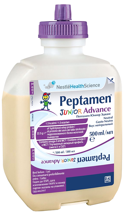 PEPTAMEN JUNIOR ADVANCE NEUTRO 500 ML - Farmamood