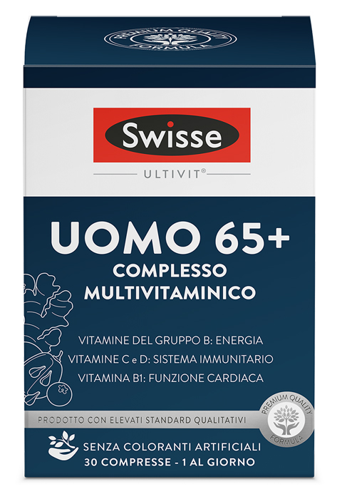 SWISSE UOMO 65+ COMPLESSO MULTIVITAMINICO 30 COMPRESSE - Farmamood
