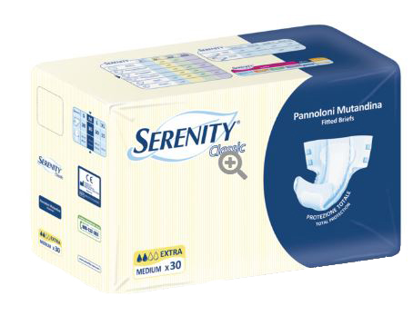 SERENITY PANNOLONE A MUTANDINA CLASSIC EXTRA XL 15 PEZZI - Farmamood