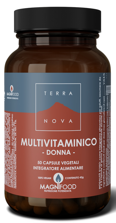 TERRANOVA MULTIVITAMINICO DONNA 50 CAPSULE - Farmamood