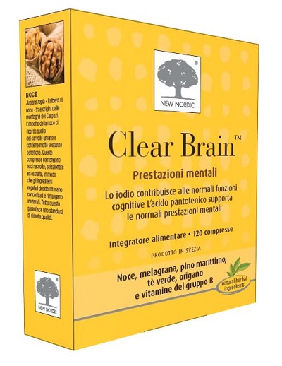 CLEAR BRAIN 120 COMPRESSE - Farmamood